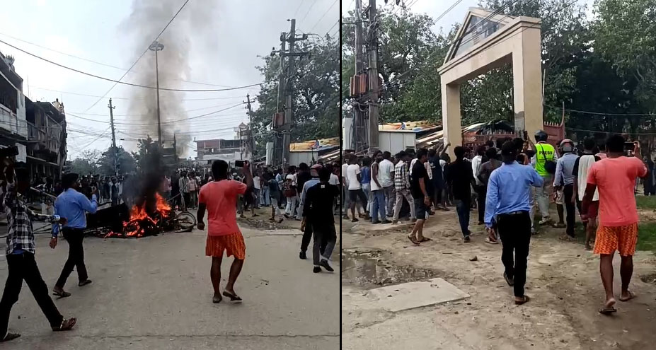 वीरगंज तनावग्रस्त, ठाउँ–ठाउँमा झडप, गोली चल्यो