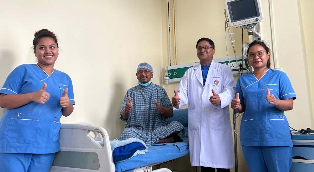 नेपालमै एकै व्यक्तिमा तेस्रोपटक मिर्गाैला प्रत्यारोपण