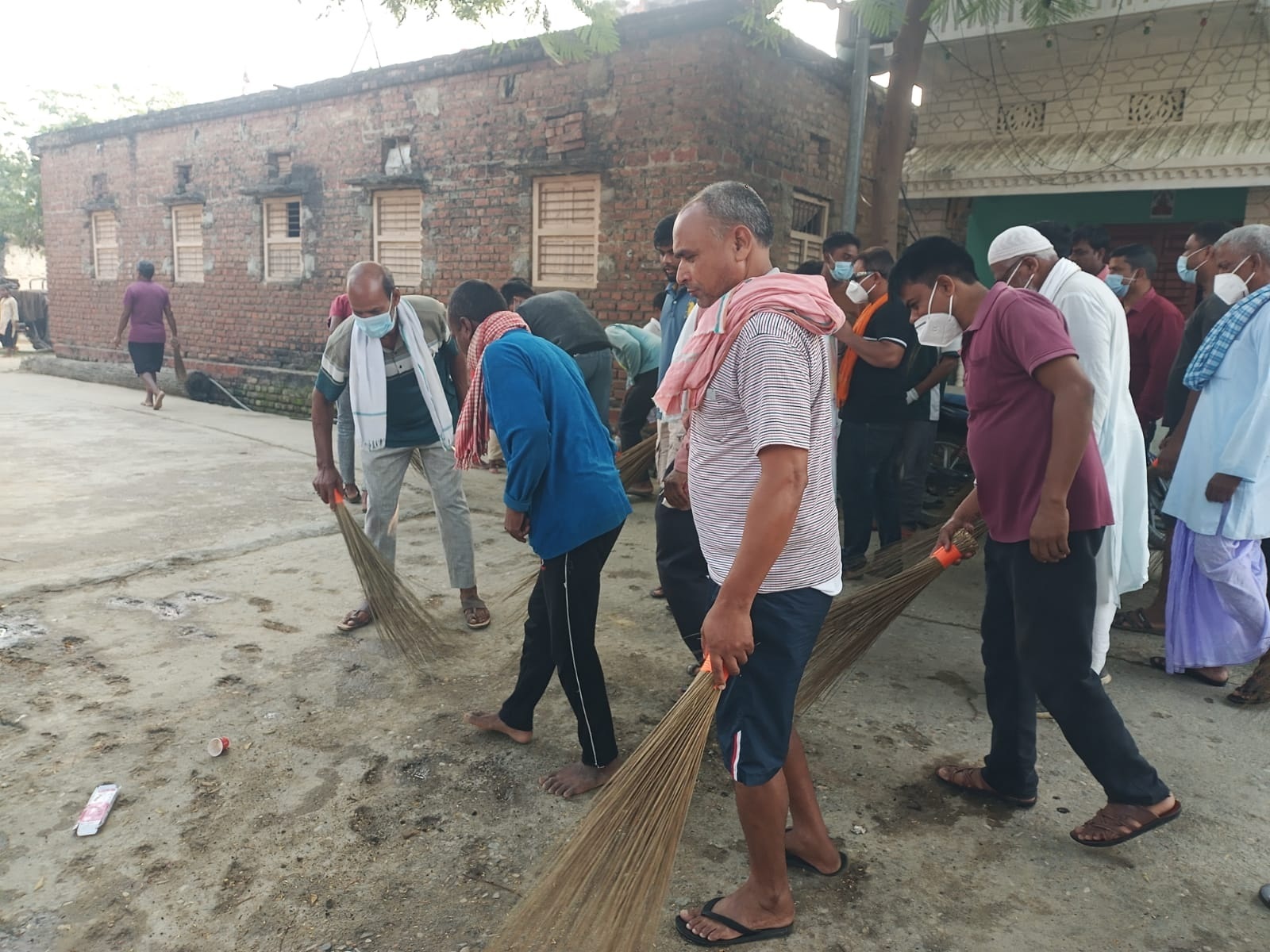 दिपावलीको अवसरमा पोखरियामा सरसफाई