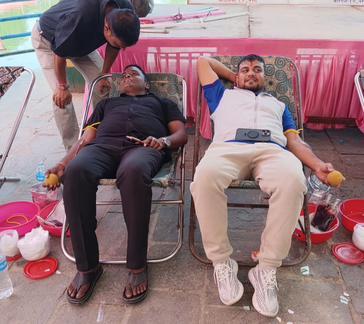 घडिअर्वा स्पोर्ट्स क्लब वीरगंजद्वारा २३ औं रक्तदान कार्यक्रम सम्पन्न