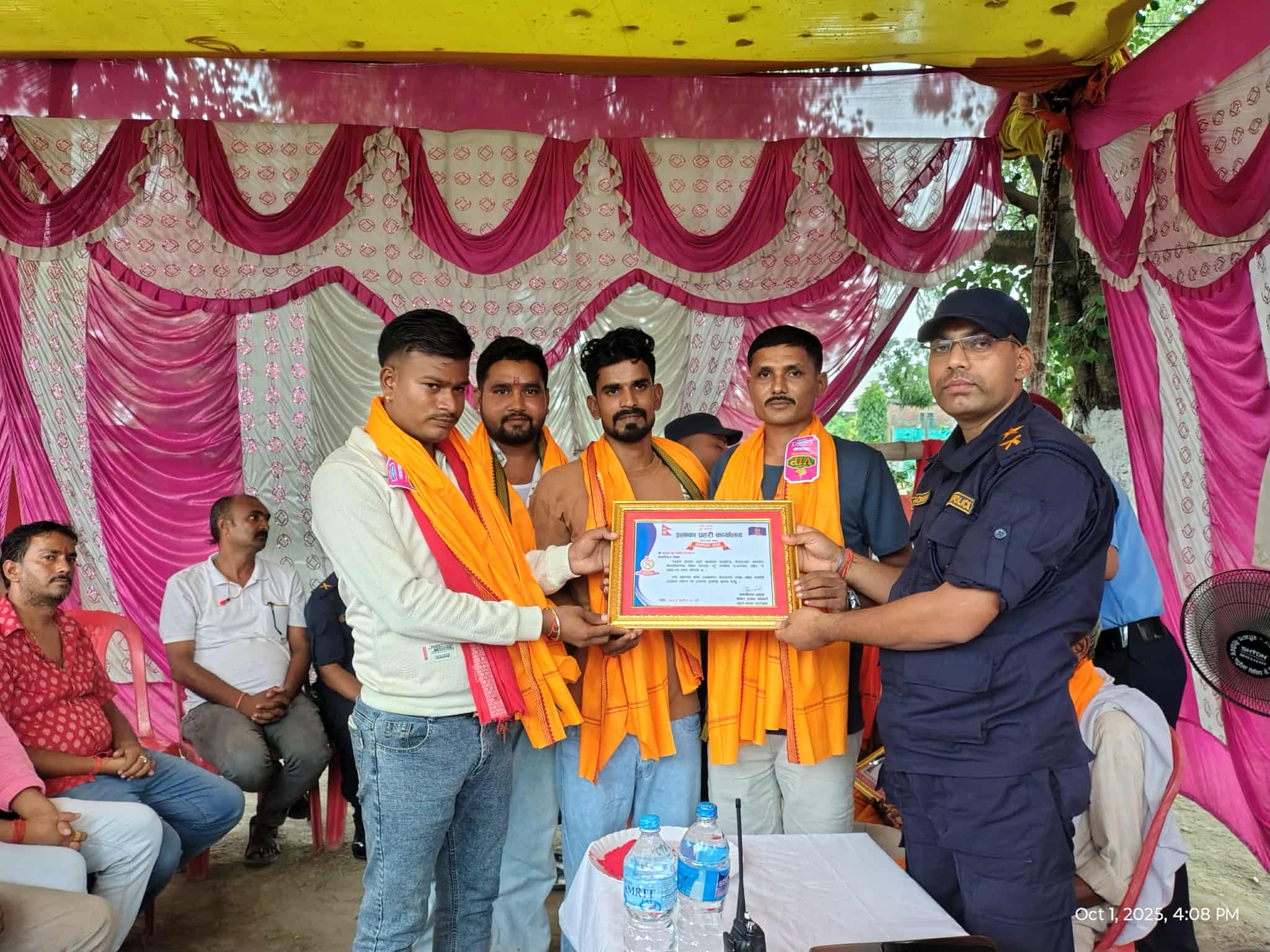 रौतहट कटहरियामा जेष्ठ नागरिक सम्मान, वृक्षारोपण तथा समीक्षा कार्यक्रम सम्पन्न