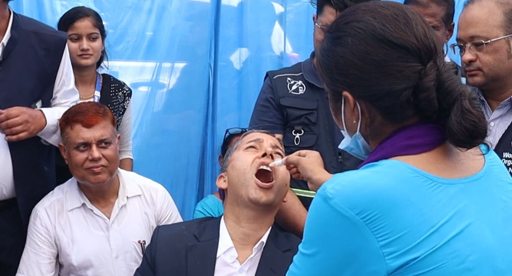 वीरगंजमा हैजाविरूद्धको खोप अभियान शुरु