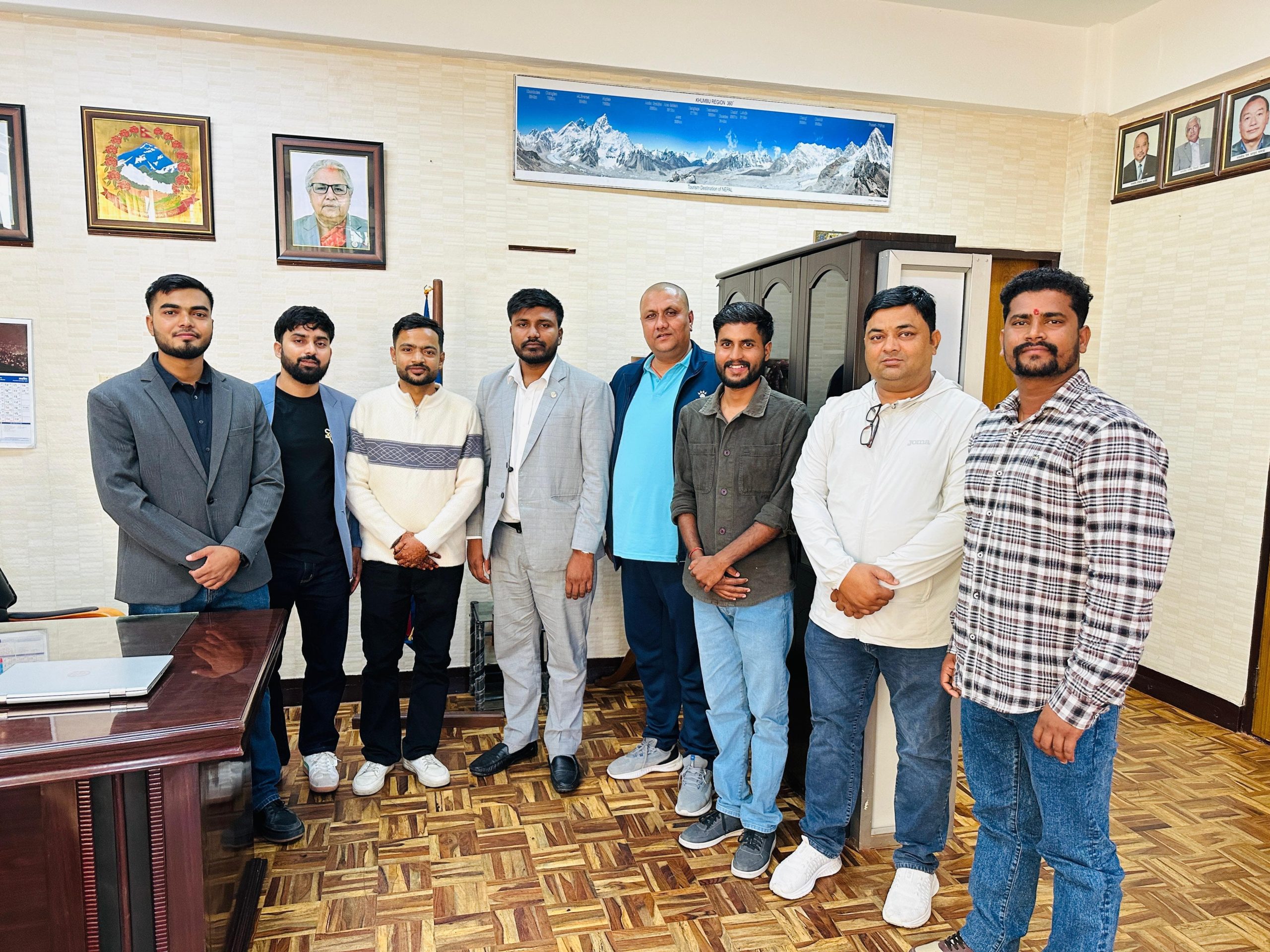 मन्त्री बब्लु गुप्ता र पर्सा क्रिकेट संघबीच खेलकुद पूर्वाधार विकासबारे विस्तृत छलफल