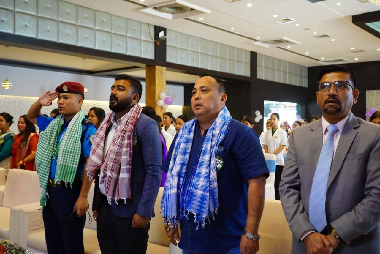 गुणराज पाठक मेमोरियल नर्सिङ क्याम्पसमा नवआगन्तुक नर्सिङ विद्यार्थीलाई स्वागत कार्यक्रम