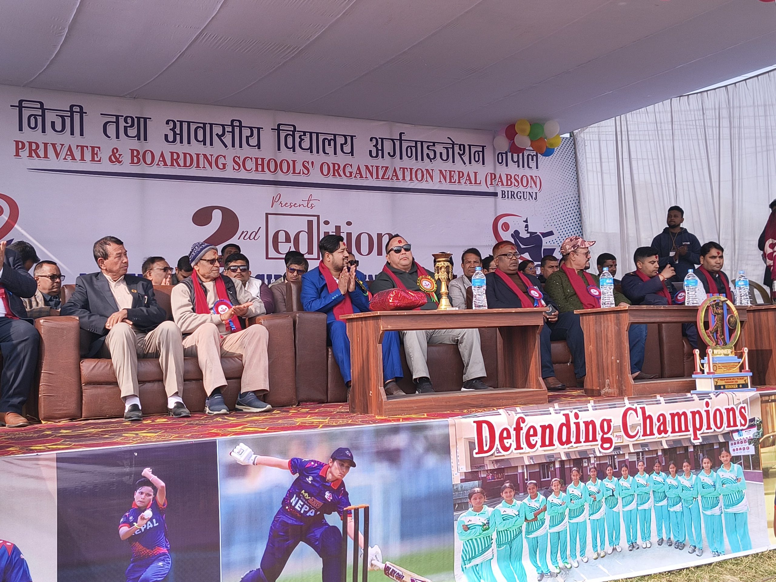 प्याब्सन वीरगञ्जद्वारा दोस्रो ‘गर्ल्स एन्ड जुनियर बोएज टी–१० नकआउट क्रिकेट टुर्नामेन्ट’ सुरु